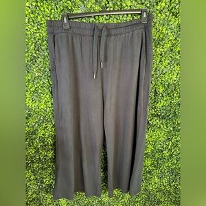 lululemon black wide leg ‎ pants